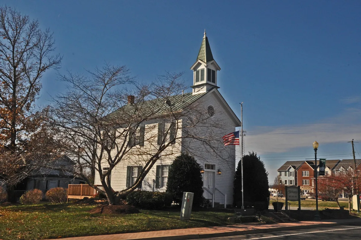 Historic Haymarket town hall and school